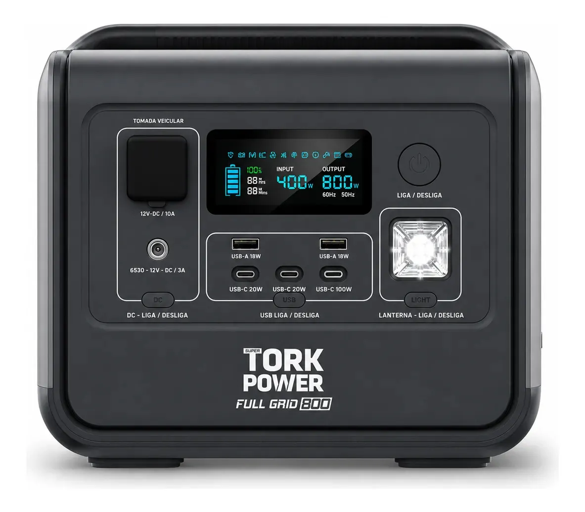 Estação de Energia Solar Portátil 1200W